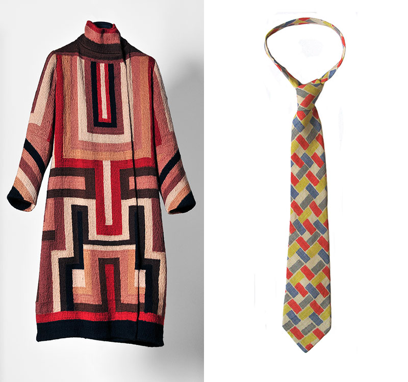 Abrigo y corbata de Delaunay