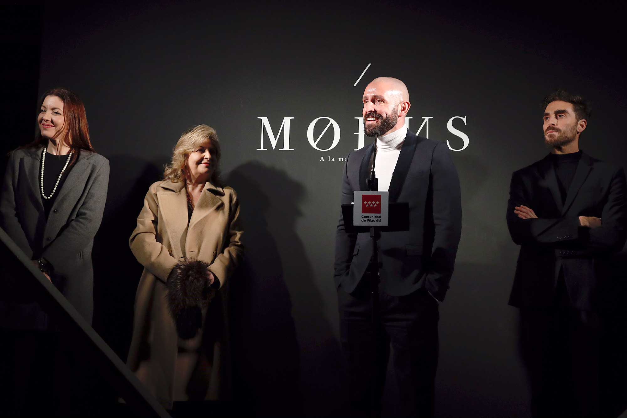 Los comisarios dela exposición