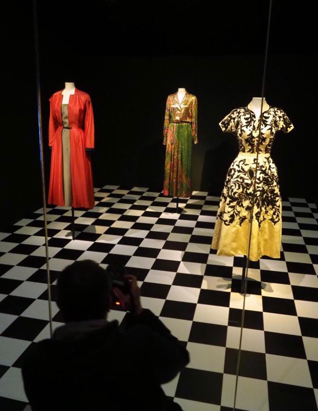 Vestidos Dior en la exposición