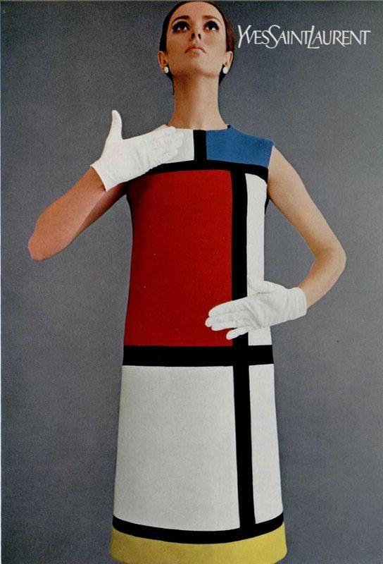 Vestido Mondrian de YSL