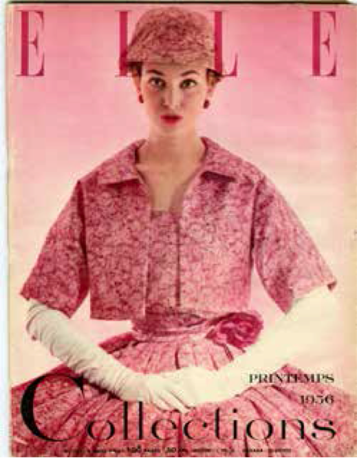 Vestido mujer-flor, 1956
