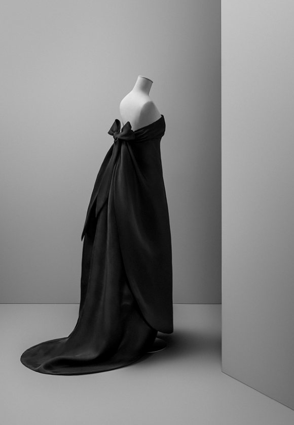 Vestido de gasa de seda
