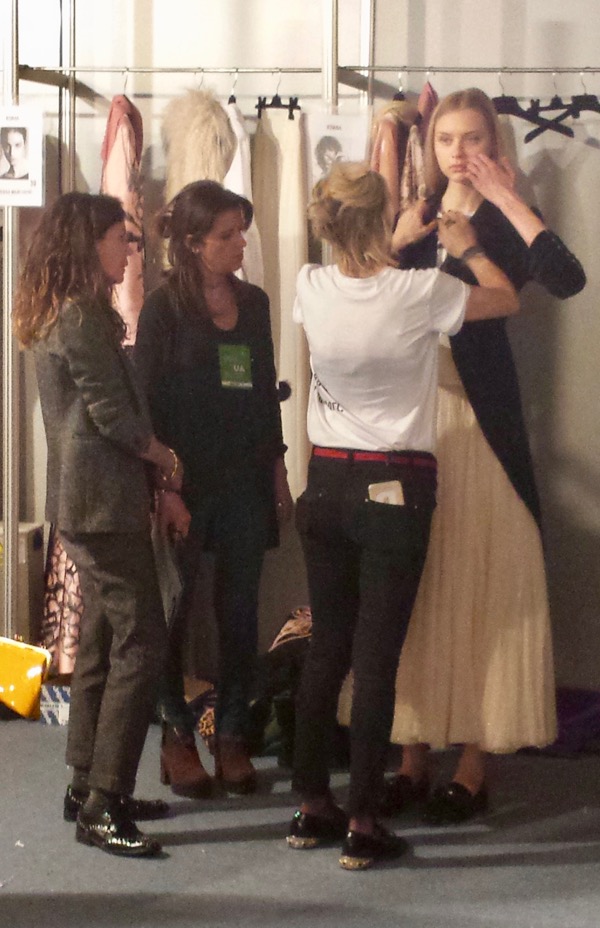 Fitting antes del desfile