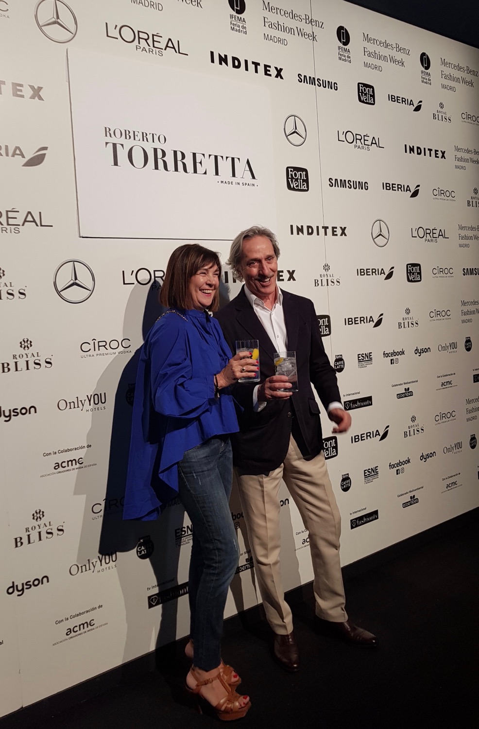En MBFWM, tras su desfile