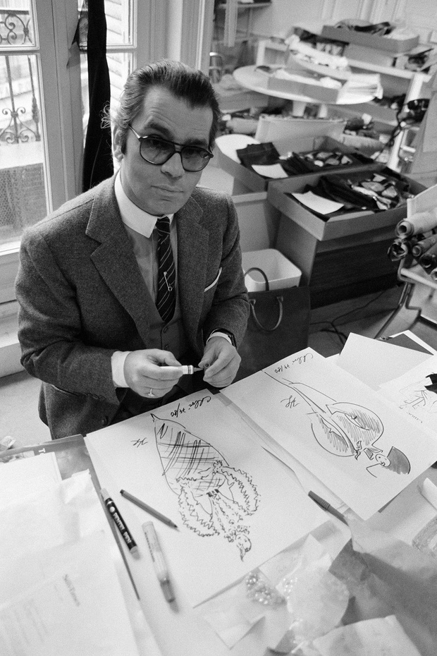 En su atelier