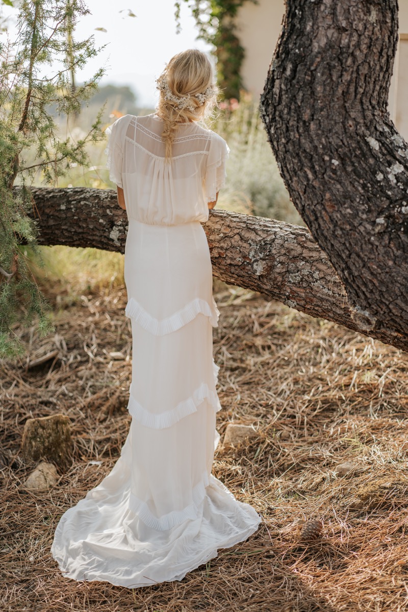 Vestido de seda