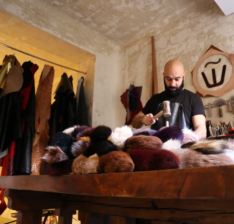 En su atelier