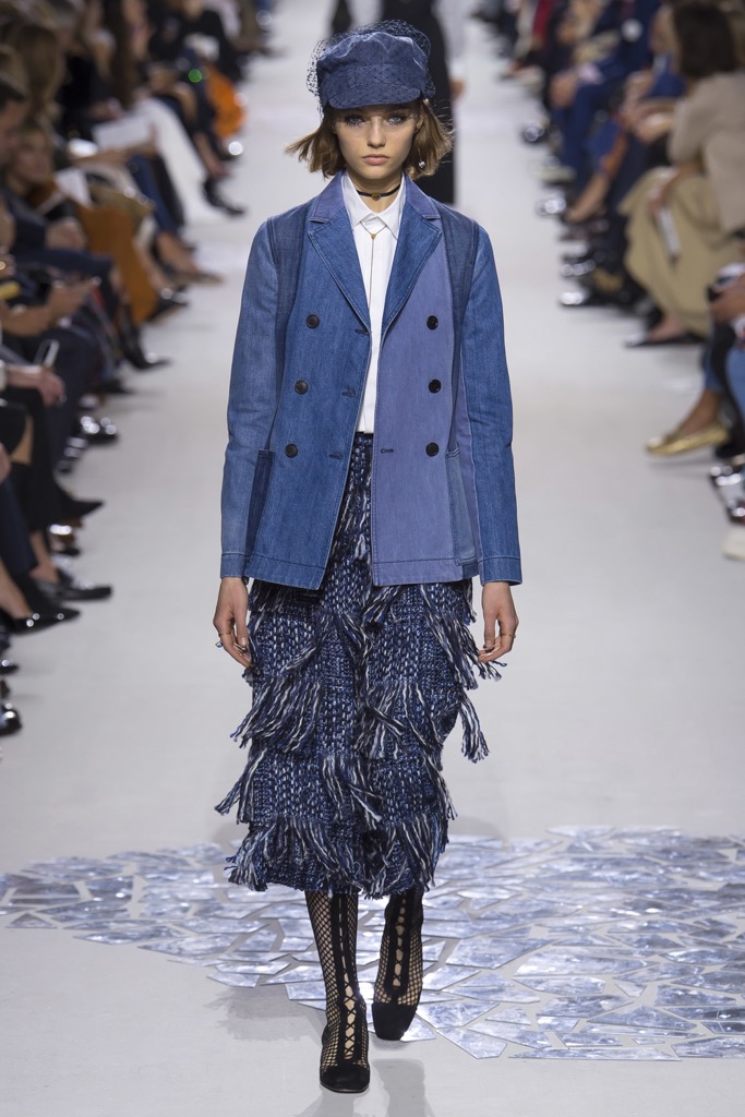Flecos y vaquero. Dior