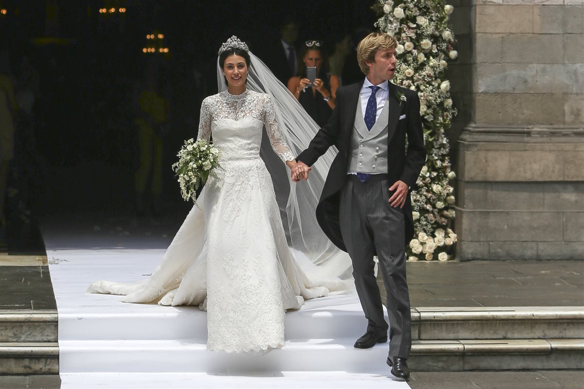 En su reciente boda
