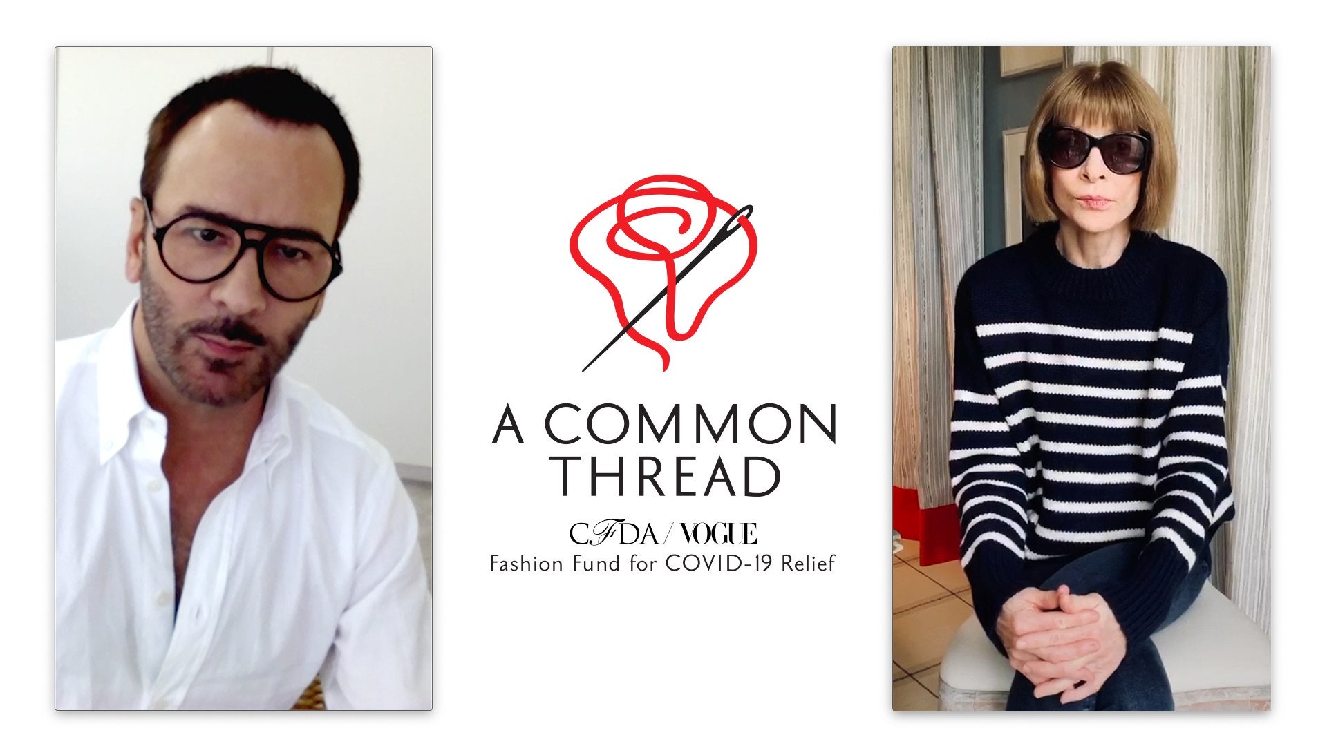 Tom Ford y Anna Wintour