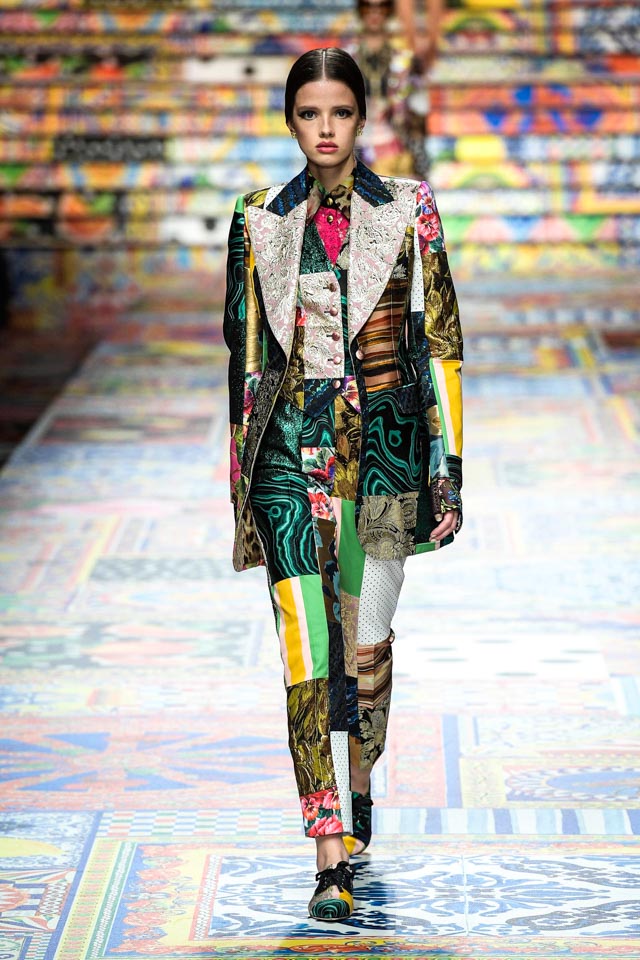 Mezcla de estampados. D&G