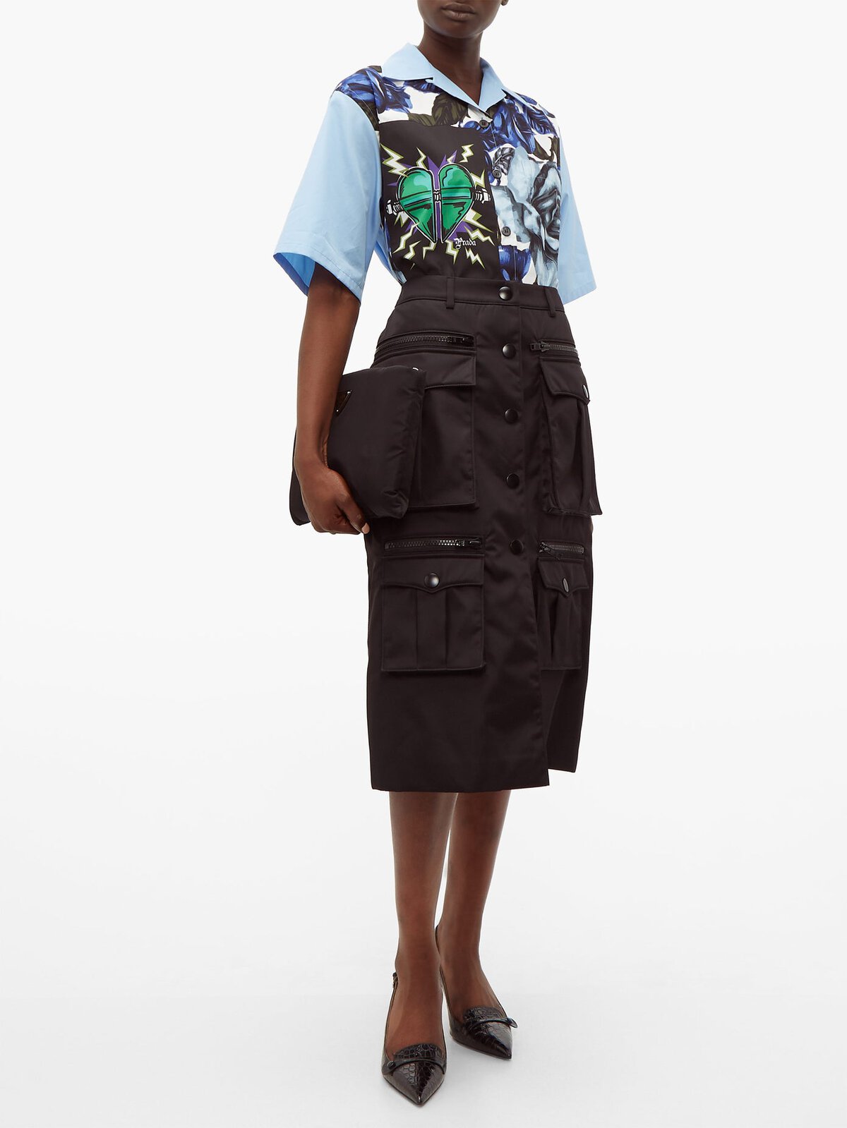 Falda cargo, Prada