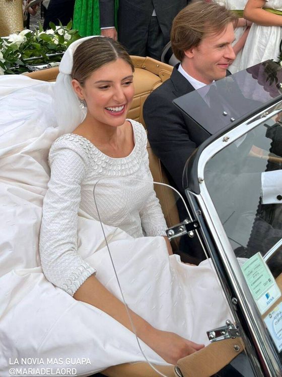 María, en la ceremonia religiosa