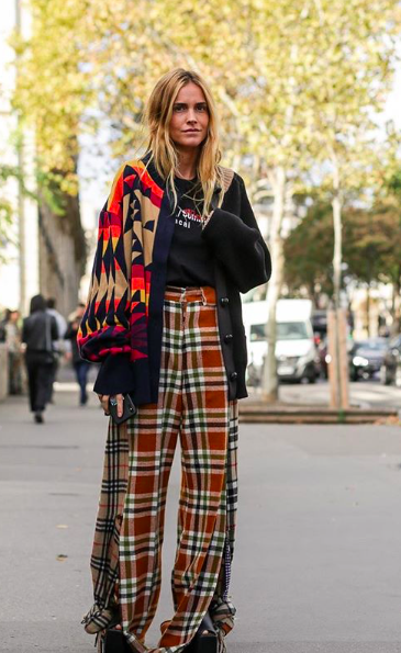 Mix prints en tonos caldero