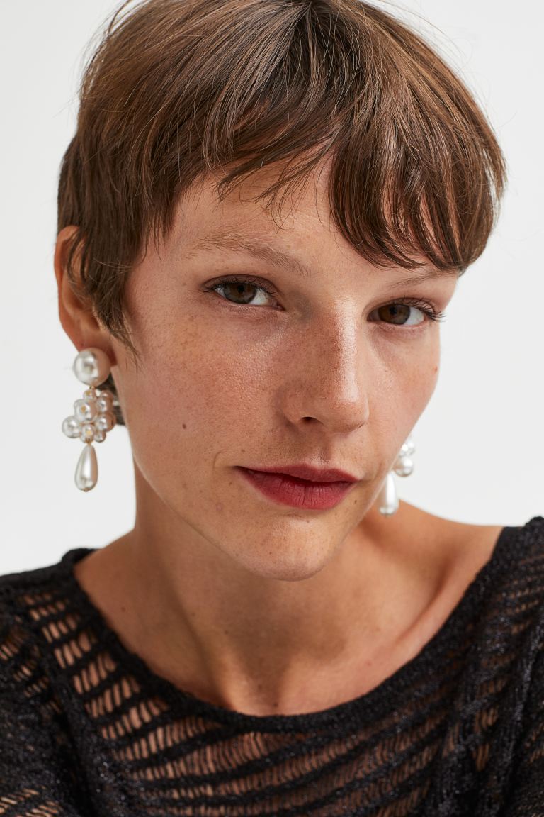 Pendientes de perlas H&M