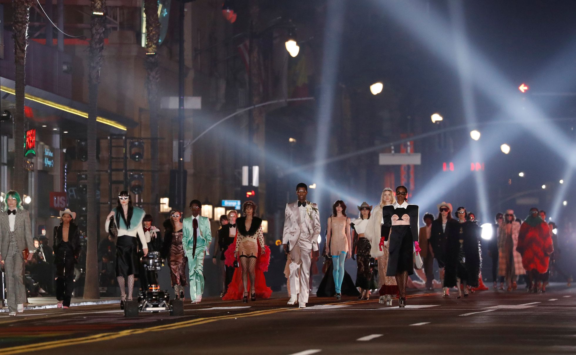 Desfile en Hollywood Boulevard