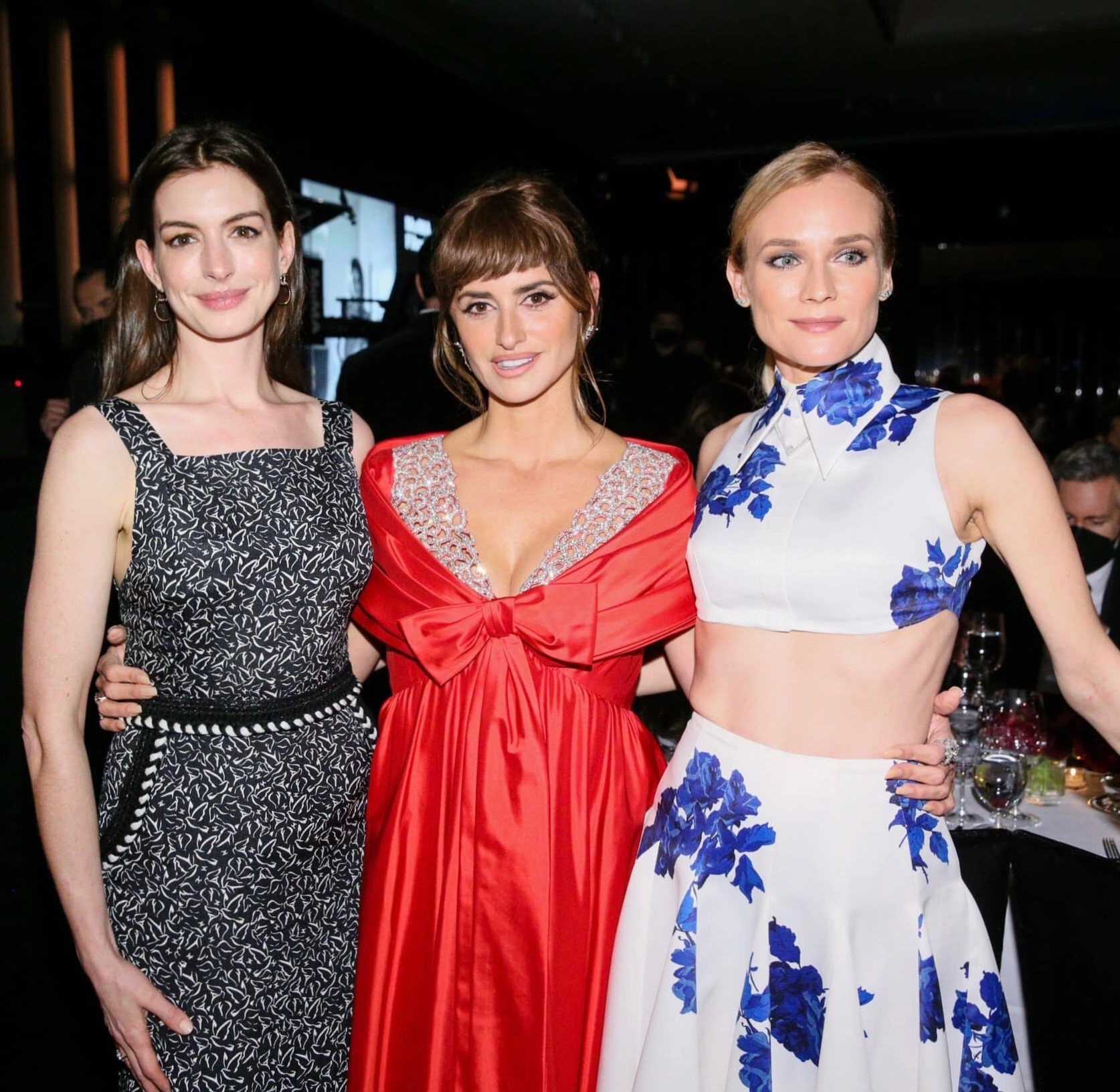 Con Anne Hathaway y Diane Kruger