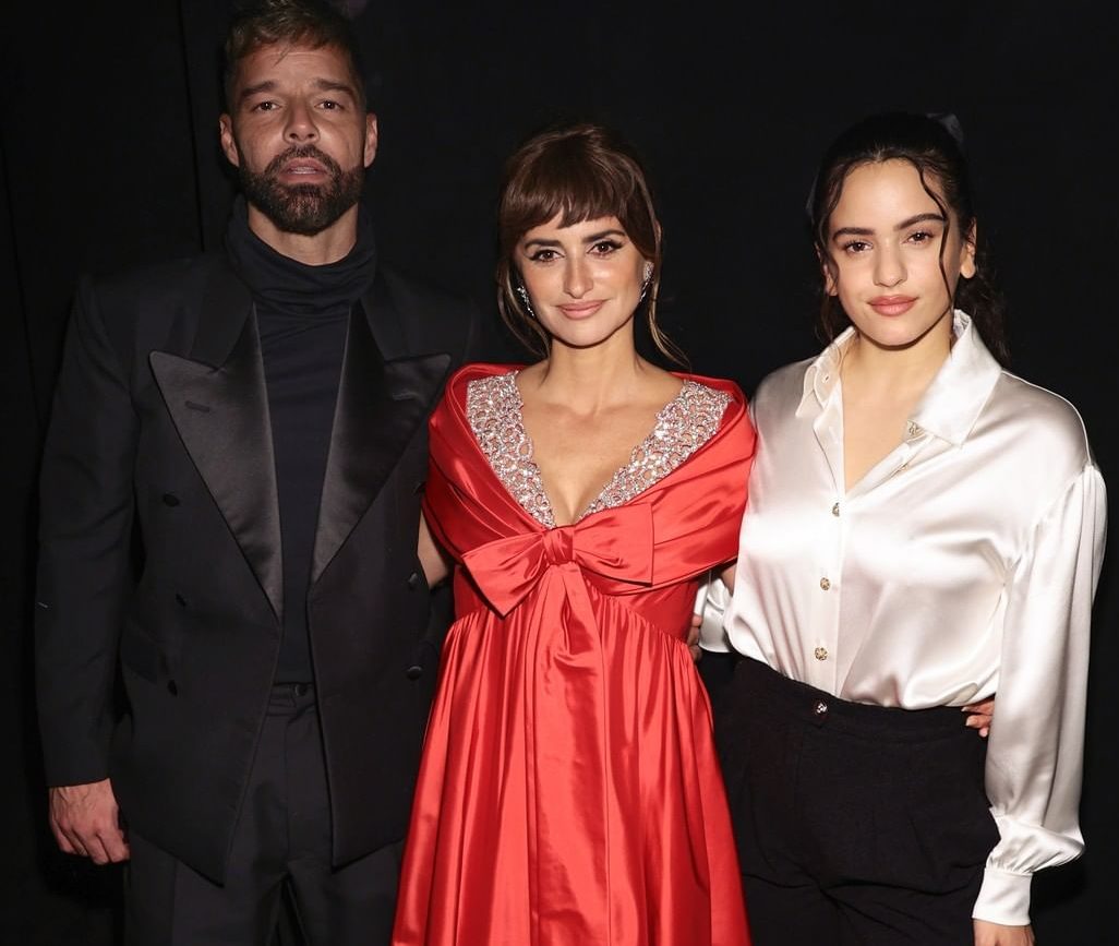 Con Ricky Martin y Rosalía