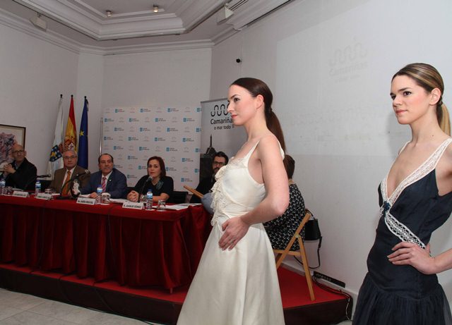 Las modelos en la presentación
