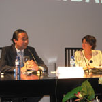 Javier de las Heras y Laura Luceño