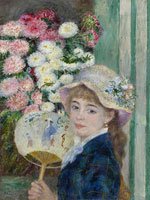 Renoir: Muchacha con abanico (a.1879)
