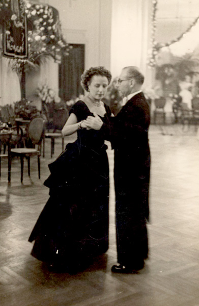 María Brillas y Joaquín Ensesa. Años 50