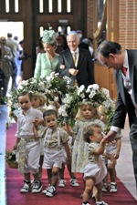Entrada en la iglesia