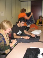 Examinando una blazer