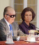 Los Reyes presidiendo el acto