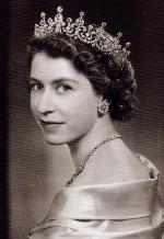 Isabel II en su juventud