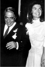 Jackie Onassis en su boda