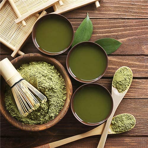 Polvos de té matcha