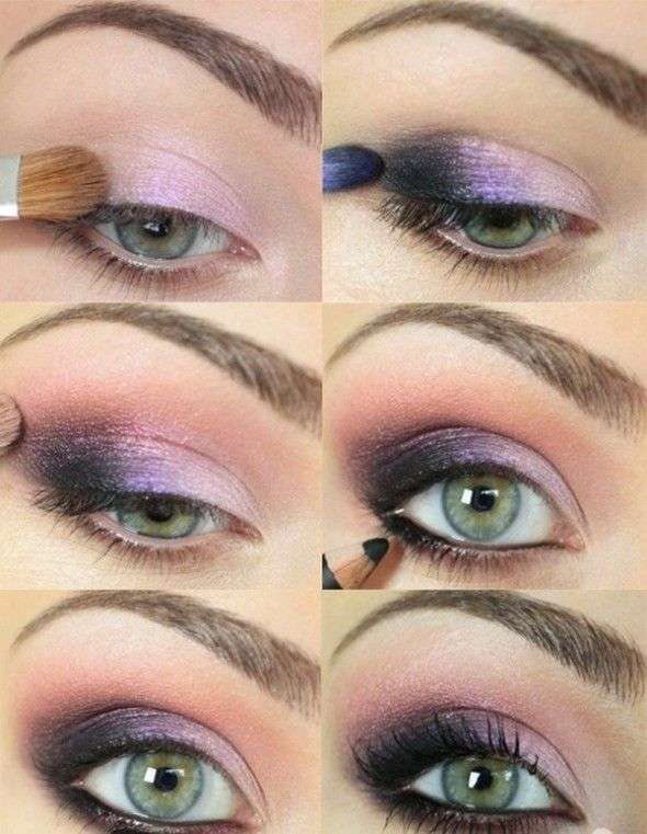 Maquillar ojos verdes