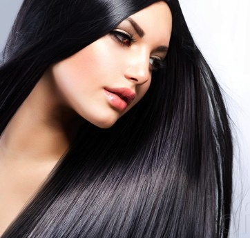Cabello con queratina