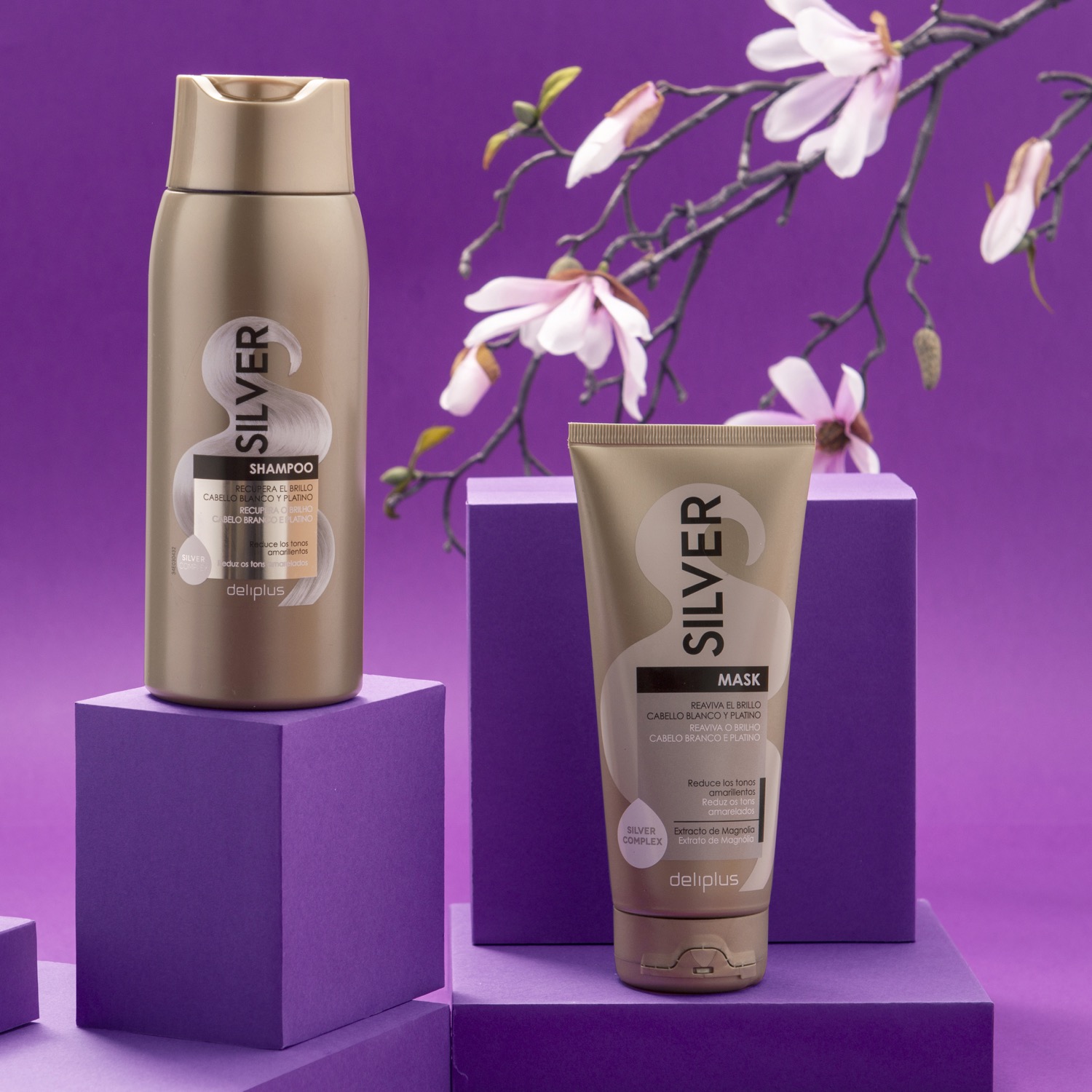 Complementos VIOLETA PARA CABELLOS RUBIOS