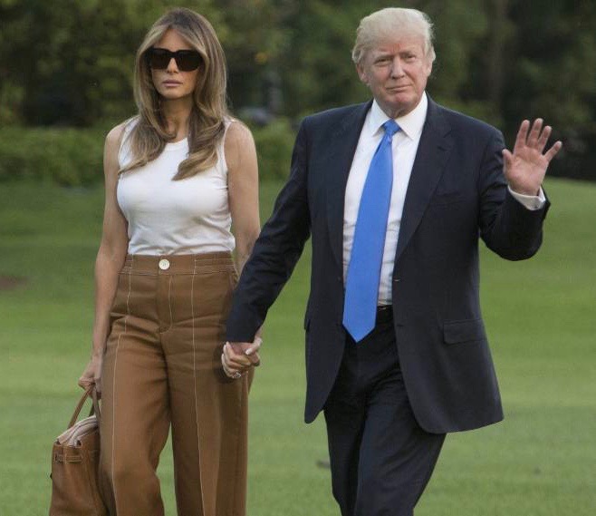 El matrimonio Trump