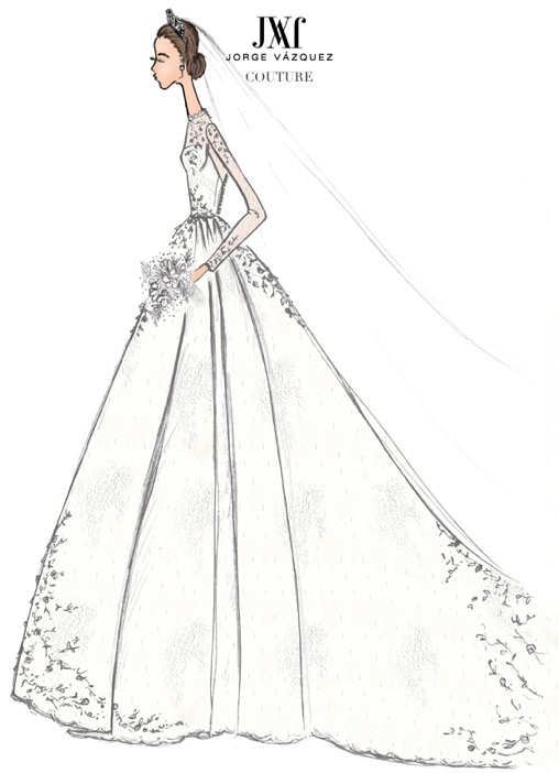Boceto del vestido