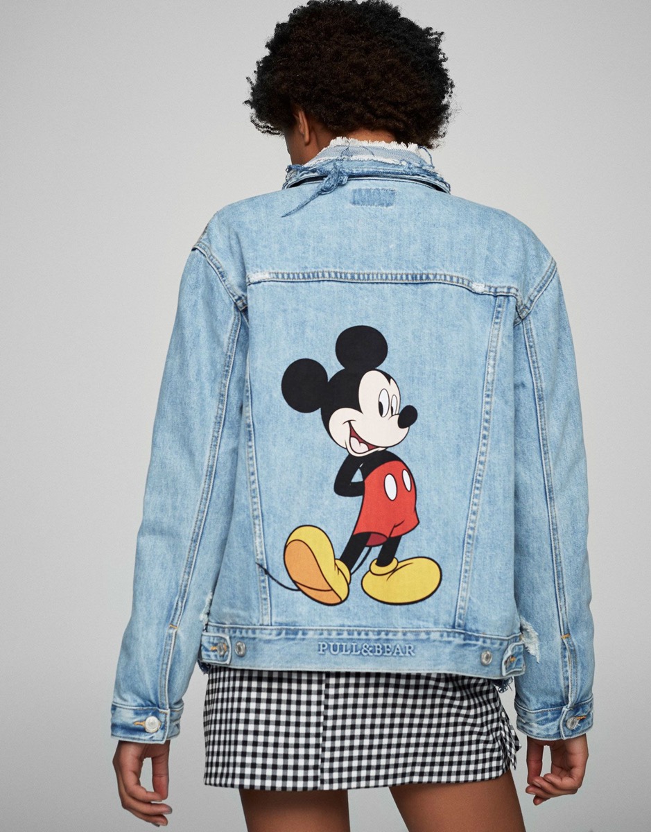 Cazadora denim con Mickey