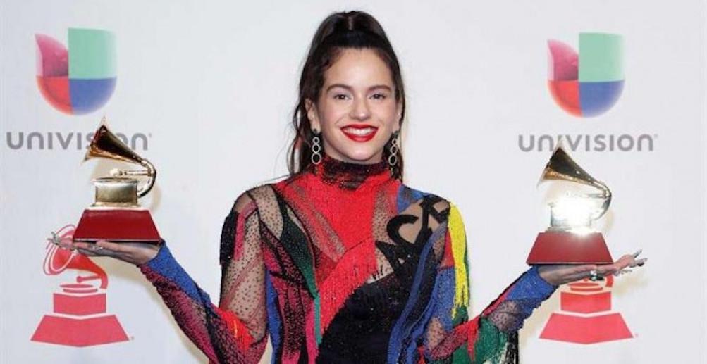 Rosalía, con sus dos Premios Grammy