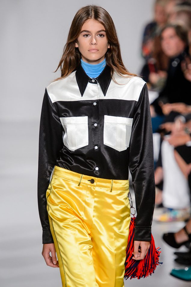 Su debut con Calvin Klein