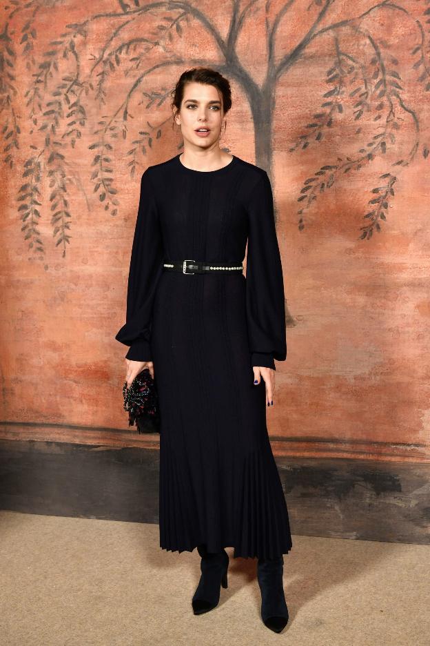 Carlota siempre elegante
