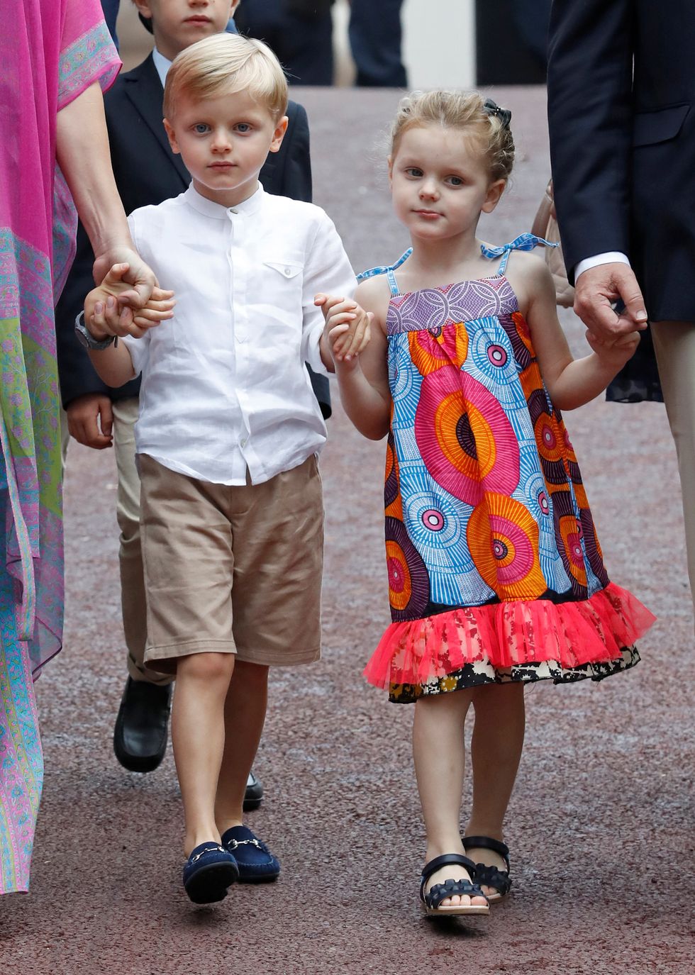 Los príncipes Jacques y Gabrielle