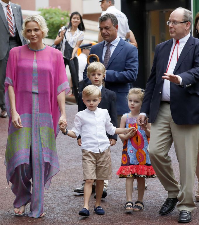 Los Príncipes de Mónaco y sus hijos