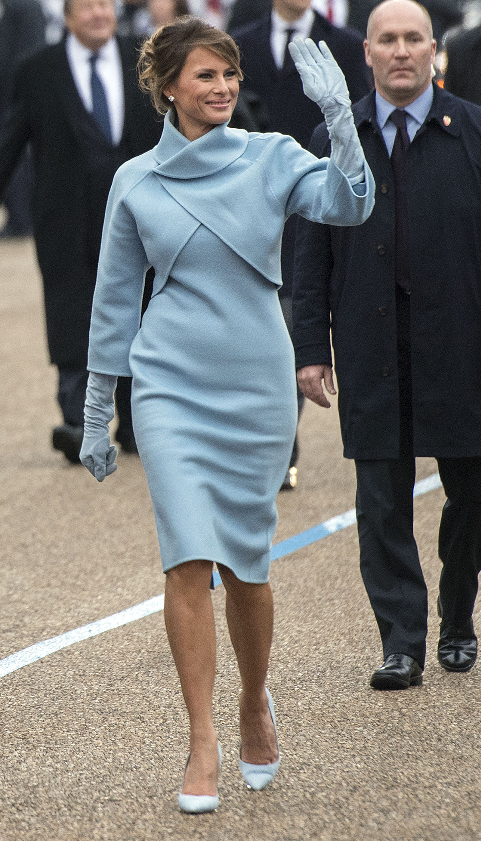 Melania Trump, vestida por R. Lauren