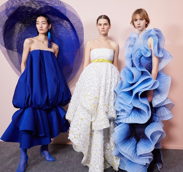 Algunos diseños de Valentino