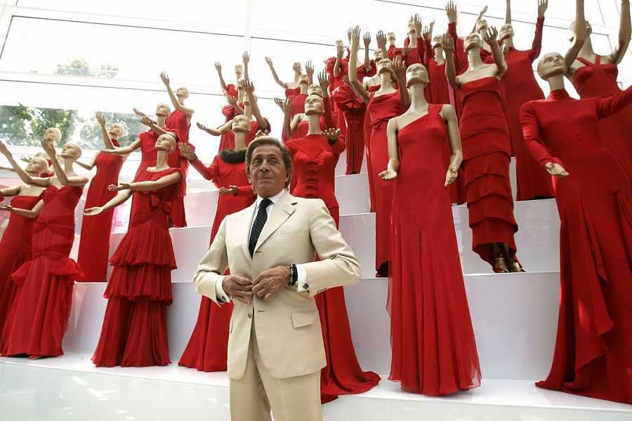 Valentino y su famoso rojo
