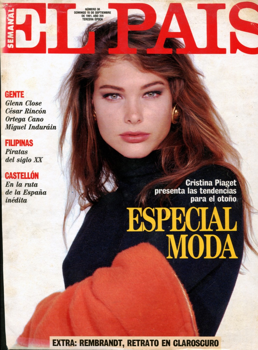 Cristina Piaget, años 90