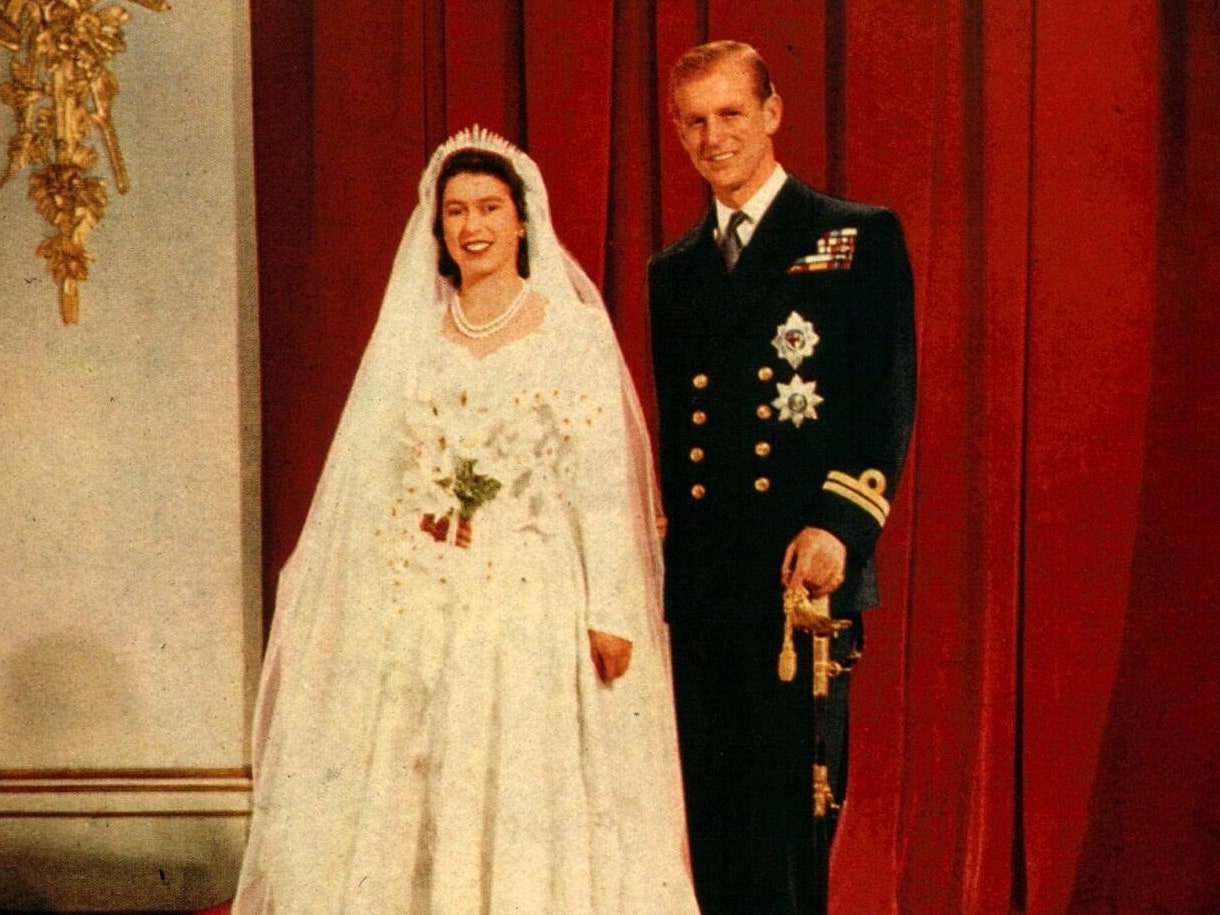 Su boda con Felipe de Edimburgo en 1947