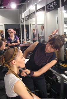 Backstage en MBMFW