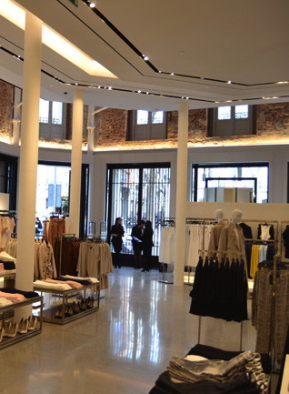 Interior de Zara en Serrano